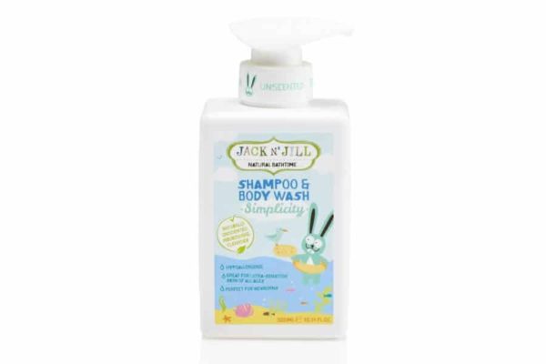 Jack N'Jill Saç ve Vücut Åampuanı simplicity Bunny 300 ml Yeni Doğan için