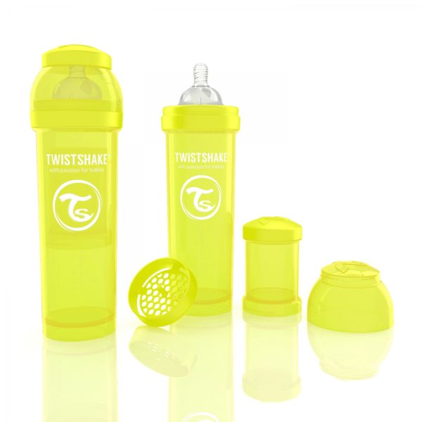 Twistshake Biberon Sarı 330 ml