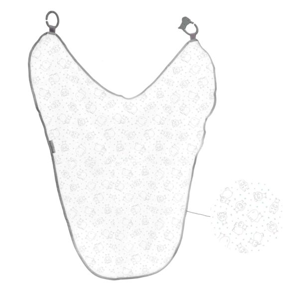 Cheeky Chompers MultiMuslin (Silver Stars)