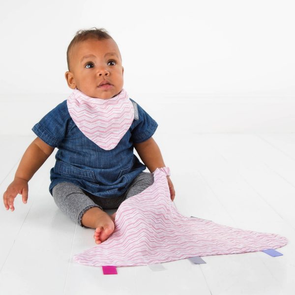 Cheeky Chompers Muslin Comforter (Rosy Days)