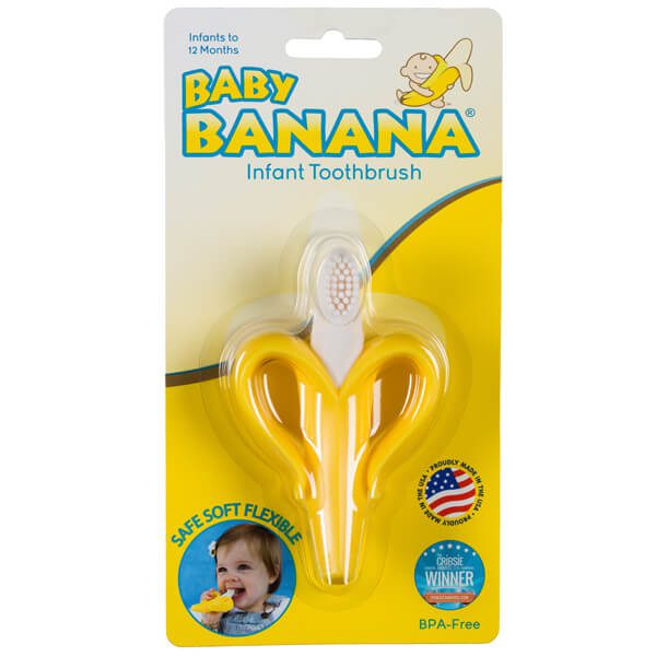 Baby Banana Diş Kaşıyıcı Diş Fırçası Muz