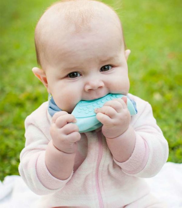 Cheeky Chompers Diş Kaşıyıcılı Fular Önlük (Tiny Tatty Teddy Denim Day)