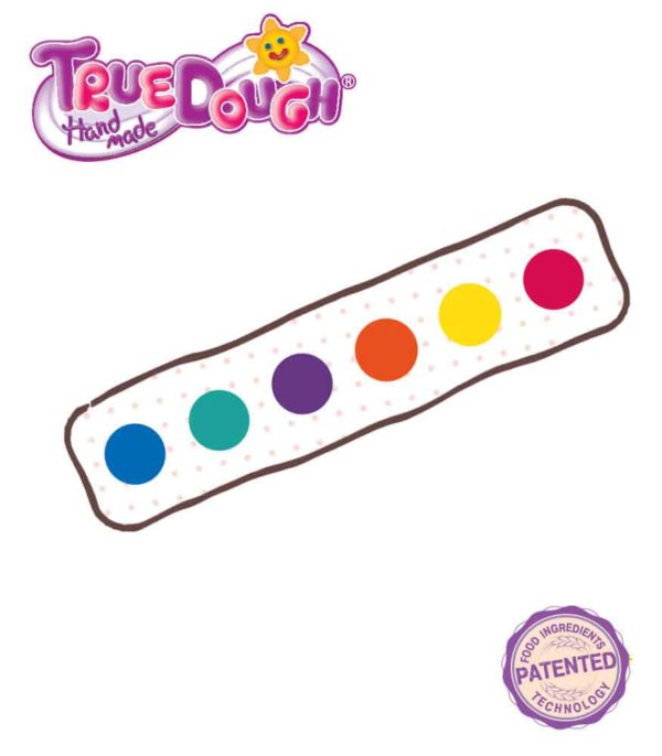 TrueDough Doğal Oyun Hamuru Temel Renkler Mega Paket