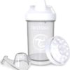 TwistShake Crawler Cup Damlatmaz Suluk Beyaz (300 ml)