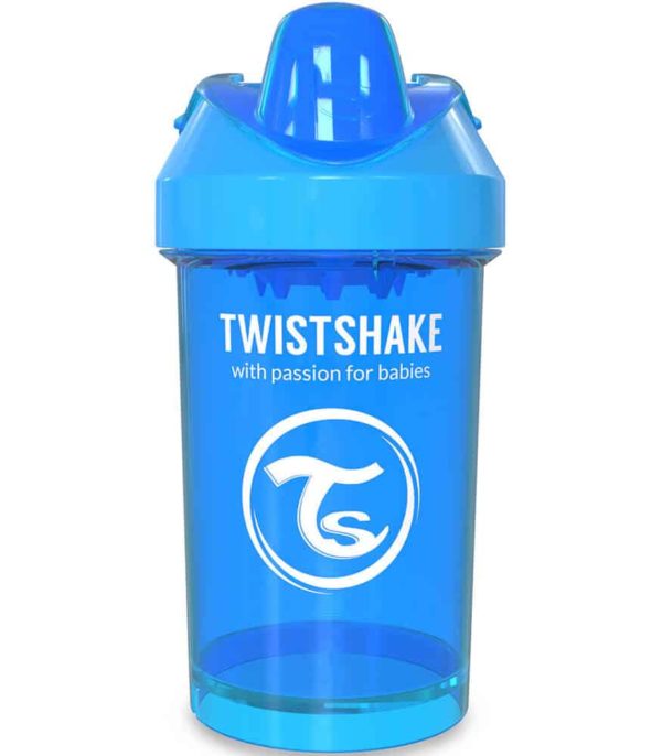 TwistShake Crawler Cup Damlatmaz Suluk Mavi (300 ml)