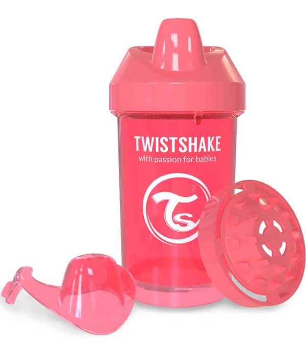 TwistShake Crawler Cup Damlatmaz Suluk Åeftali (300 ml)