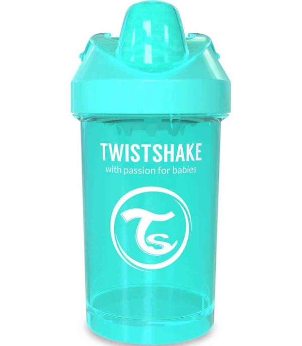 TwistShake Crawler Cup Damlatmaz Suluk Turkuaz (300 ml)