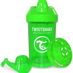 TwistShake Crawler Cup Damlatmaz Suluk Yeşil (300 ml)