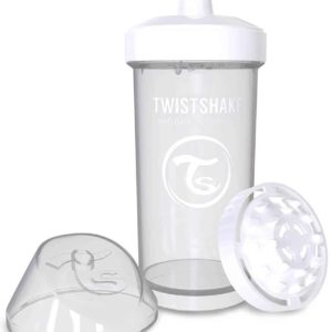 TwistShake Kid Cup Damlatmaz Suluk Beyaz (360 ml)