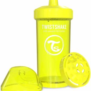 TwistShake Kid Cup Damlatmaz Suluk Sarı (360 ml)