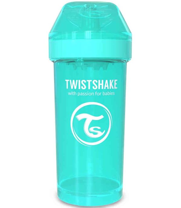 TwistShake Kid Cup Damlatmaz Suluk Turkuaz (360 ml)