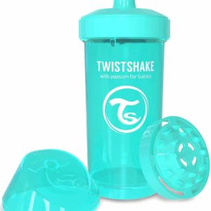 TwistShake Kid Cup Damlatmaz Suluk Turkuaz (360 ml)