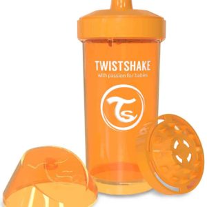 TwistShake Kid Cup Damlatmaz Suluk Turuncu (360 ml)