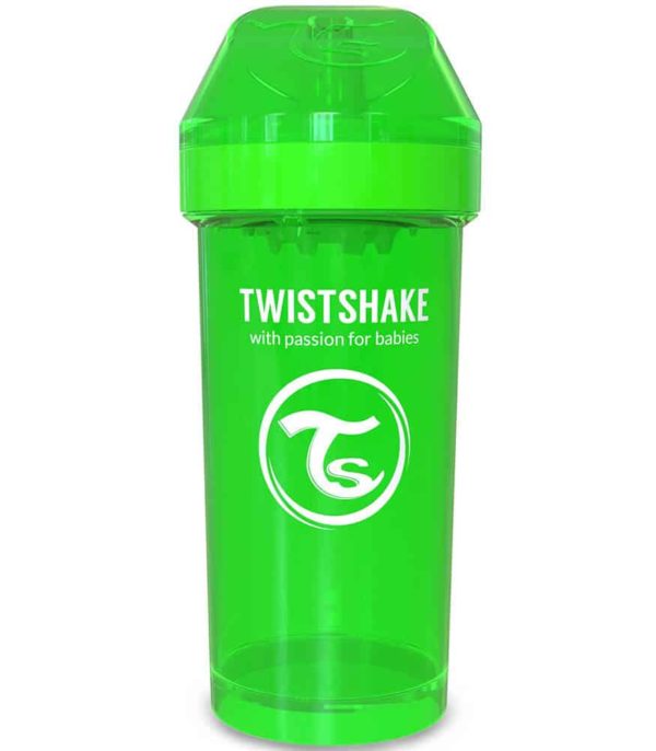 TwistShake Kid Cup Damlatmaz Suluk Yeşil (360 ml)