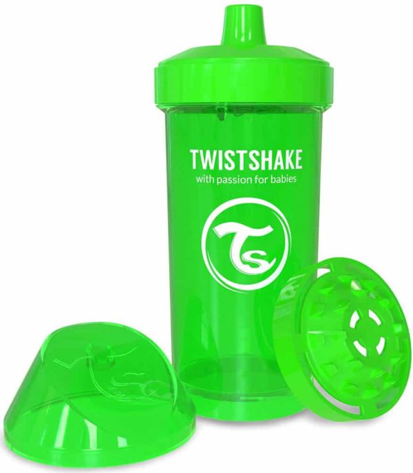 TwistShake Kid Cup Damlatmaz Suluk Yeşil (360 ml)