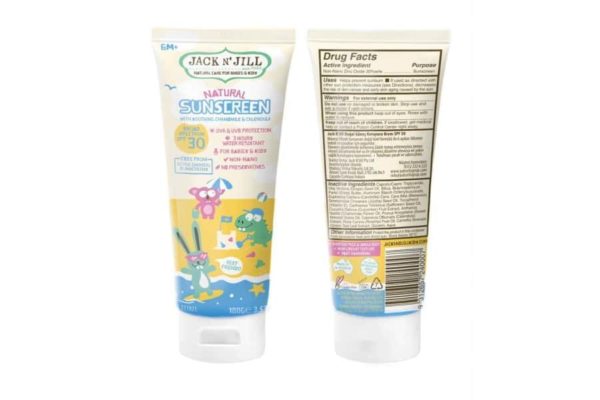 Jack N' Jill SPF30 Natural Sunscreen 100 ml