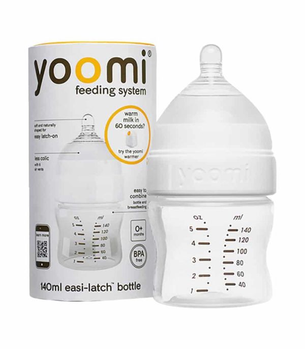 Yoomi 5OZ (140ml) Biberon + Isıtıcı + Yavaş Akışkan Emzik + Mikrodalga Isıtma Haznesi