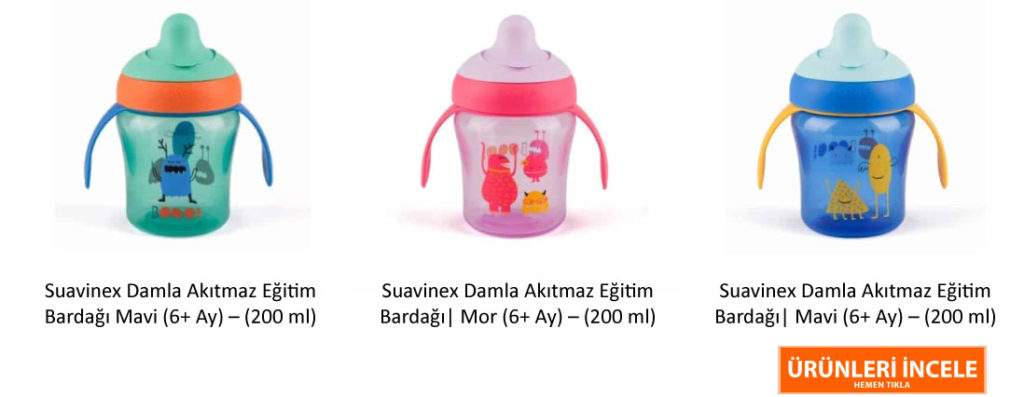 Suavinex Damla Akıtmaz Eğitim Bardağı