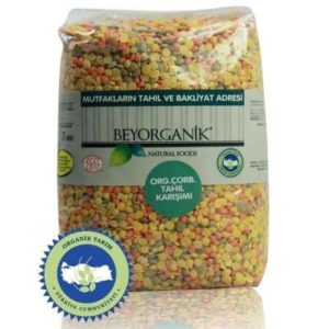 Beyorganik Organik Çorbalık Tahıl Karışımı (İçlü Mercimek) 1 Kg