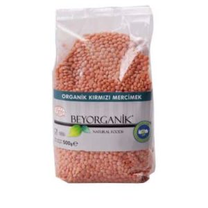 Beyorganik Organik Kırmızı Mercimek 500 Gr