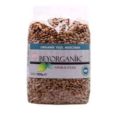 Beyorganik Organik Yeşil Mercimek 500 Gr