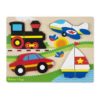 Melissa & Doug Ahşap Tombul Parçalı Yapboz (Araçlar)