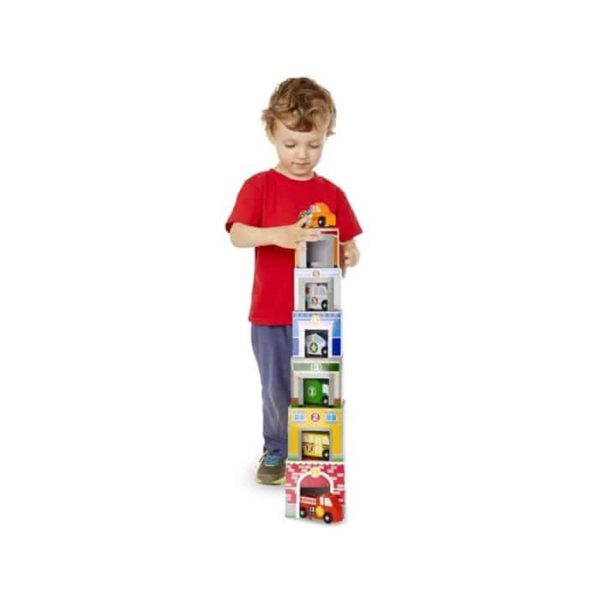 Melissa & Doug Diz Oyna Kule (Binalar ve Araçlar)