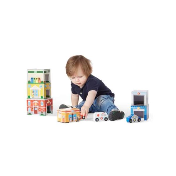 Melissa & Doug Diz Oyna Kule (Binalar ve Araçlar)