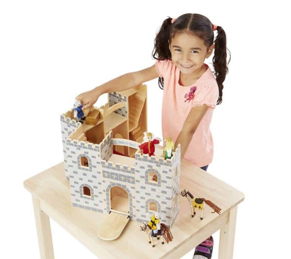 Melissa & Doug Ahşap Taşınabilir Kale