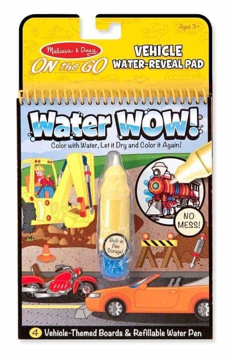 Melissa & Doug Water Wow! Su ile boyama kitabı (Araçlar)