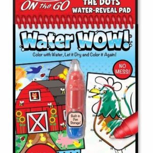 Melissa & Doug Water Wow! Su ile boyama kitabı (Çiftlik - Noktaları birleştir)