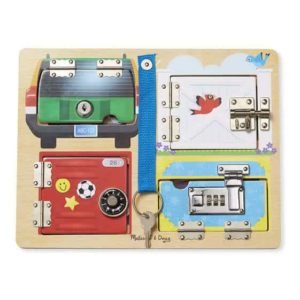 Melissa & Doug Ahşap Kilit ve Çilingir Tahtası