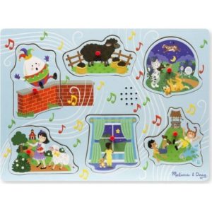 Melissa&Doug Ahşap Sesli Yapboz - İngilizce Çocuk Şarkıları 2