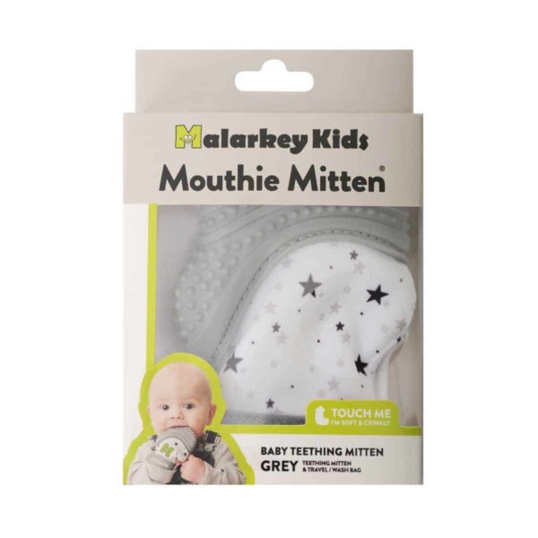 mouthie mitten diş kaşıyıcı eldiven yıldız grisi 3