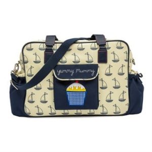 Pink Lining Yummy Mummy (Navy and Cream Boat)
