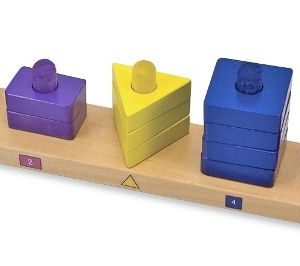 Melissa & Doug Ahşap Renkli Åekil Dizme