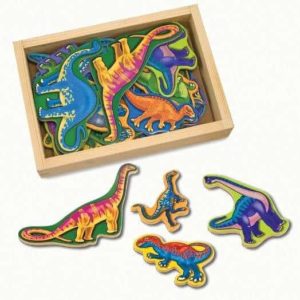 Melissa & Doug Ahşap Mıknatıslı Dinozorlar