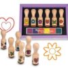 Melissa & Doug Ahşap Baskı Seti (Mutlu Yüzler)