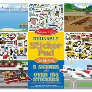 Melissa & Doug Tak Çıkar Çıkartma Kitabı (Araçlar)