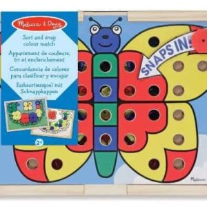 Melissa & Doug Ahşap Diz Yerleştir (Renkler)