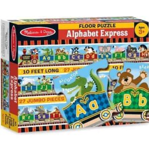 Melissa & Doug Dev Yer Yapbozu (İngilizce Alfabe Treni - 27 parça)