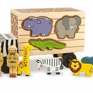 Melissa & Doug Ahşap Kamyon - Hayvan Kurtarıcıları - Åekil Bulmaca