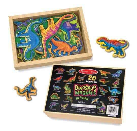 Melissa & Doug Ahşap Mıknatıslı Dinozorlar
