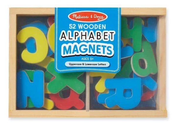 Melissa & Doug Ahşap Mıknatıslı Harfler