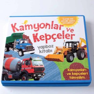 Puzzle Kitaplar Kamyonlar ve Kepçeler