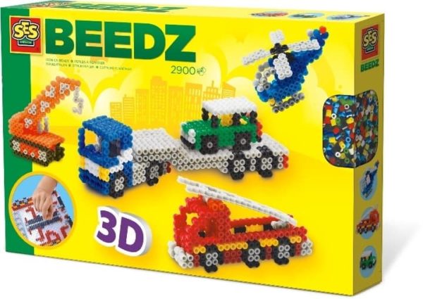 Ses Creative Beedz- İtü Boncuk Seti - 3 Boyutlu Araçlar