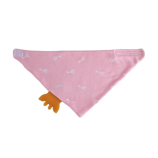 Sophie La Girafe Kauçuk Diş Kaşıyıcılı Bandana (Pembe)