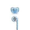 Suavinex Silikon Ortodontik Emzik ( 6 - 18 ay ) + Emzik Zinciri Set Panda (Mavi)