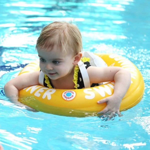 Swimtrainer Freds Swim Academy (4 - 8 Yaş) Yüzme Simidi (Sarı)