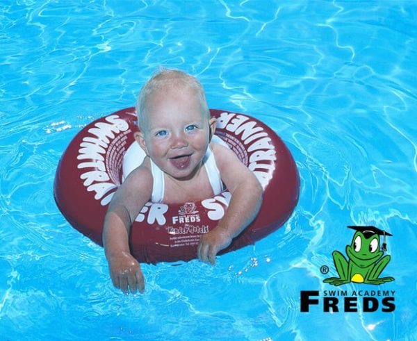 Swimtrainer Freds Swim Academy (3 Ay - 4 Yaş) Yüzme Simidi (Kırmızı)